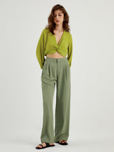 Fresh Summer Twist Crop Blouse